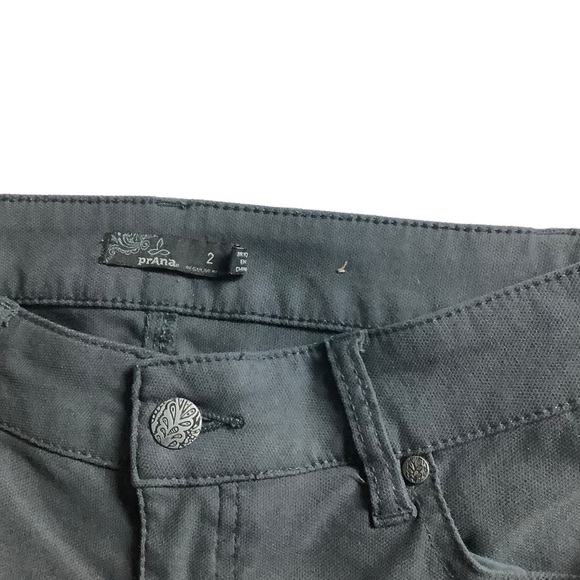 Prana Grey Brenna Moto Pants Size 2 - Picture 3 of 9